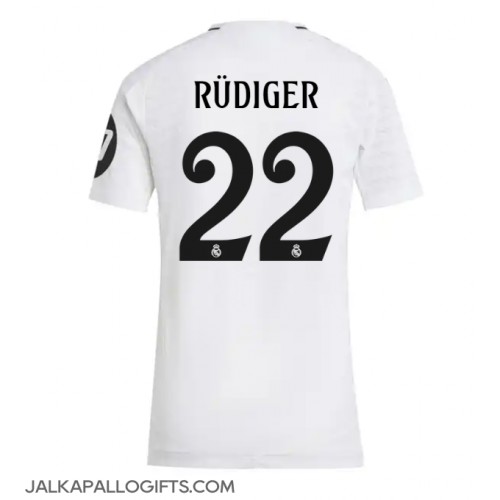 Real Madrid Antonio Rudiger #22 Kotipaita Naiset 2024-25 Lyhythihainen